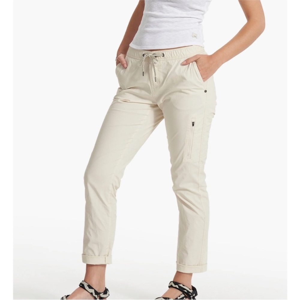 Vuori Cream Track Joggers